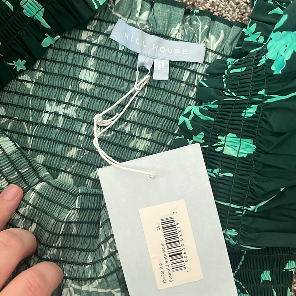 Paz top hill house emerald botanical NWT never worn - Picture 2 of 2
